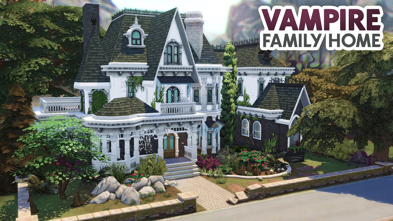 Дом вампиров // The Sims 4 Скоростное строительство