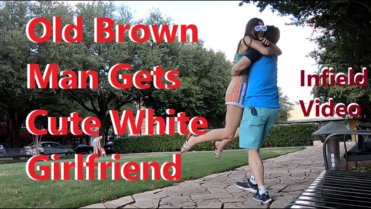 Old Brown Man Gets Cute Young White Girlfriend - Daygame Pickup Infield