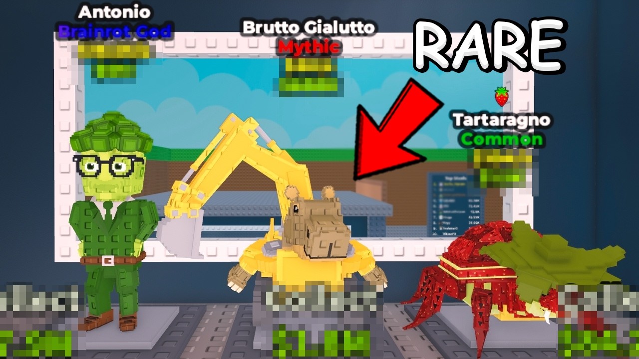 I Got The RAREST Brainrots In Steal A Brainrot...