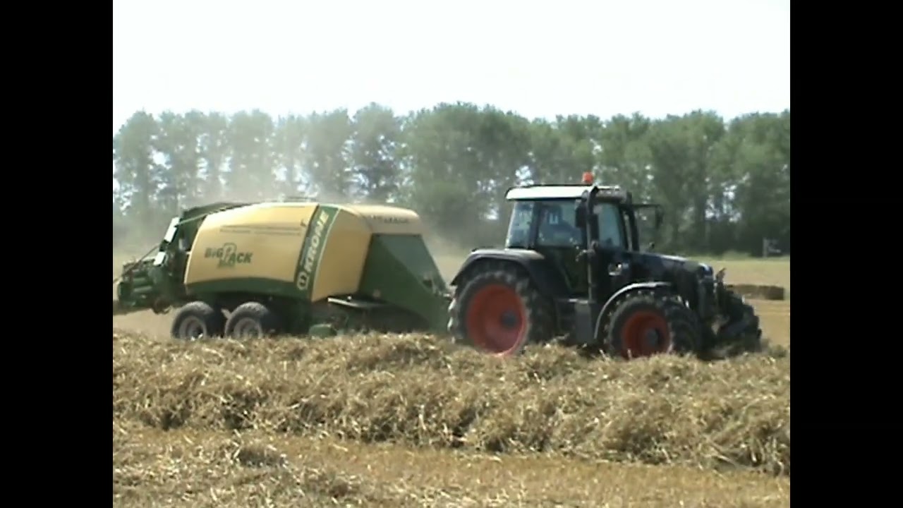 FENDT AND FELLA RAKE, FENDT AND KRONE BIG PACK BALER