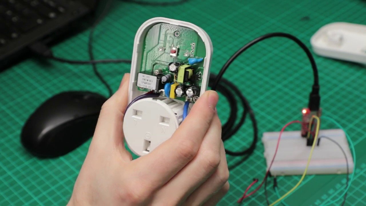 Flashing the Sonoff S20 WiFi Smart Plug with open source Tasmota firmware