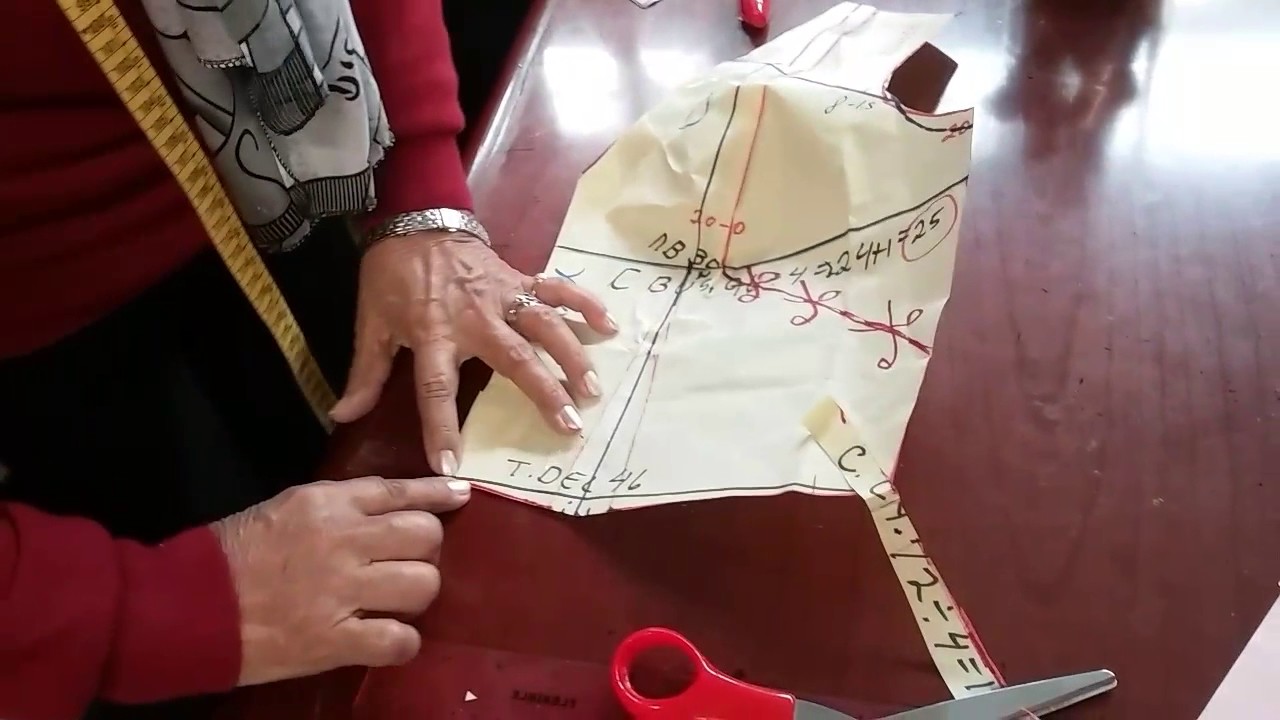 Transformación de vestido escote en 
