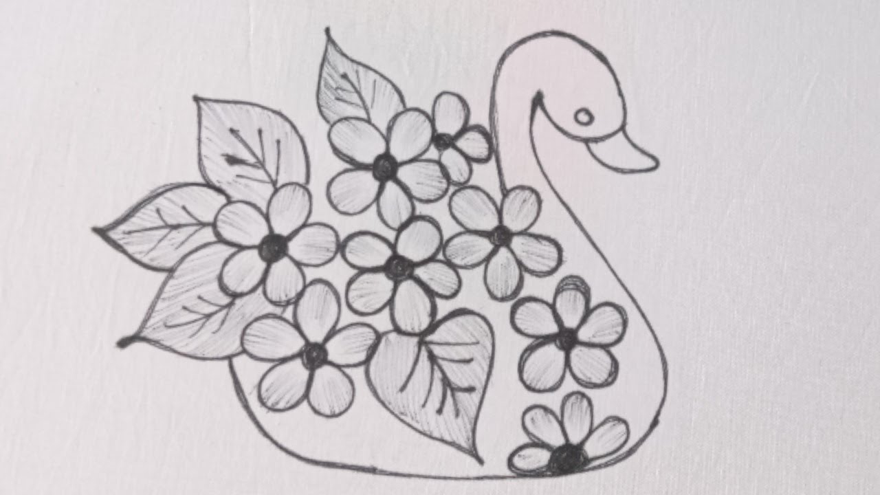 Easy beautiful duck embroidery l Hand embroidery very easy duck pattern, Amazing embroidery stitches