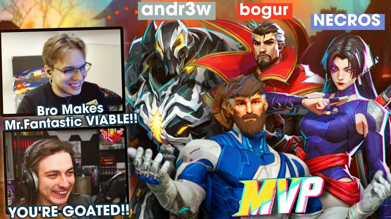 Rank 1 MISTER FANTASTIC Proves NECROS Wrong About MR FANTASTIC Ft. whyAndr3w & Bogur | Marvel Rivals