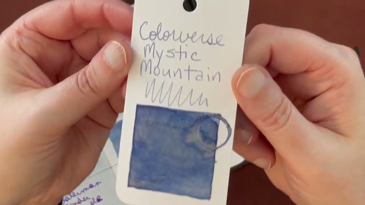 Colorverse Season 7 Fountain Pen Inks: Pillars of Creation and Mystic Mountain