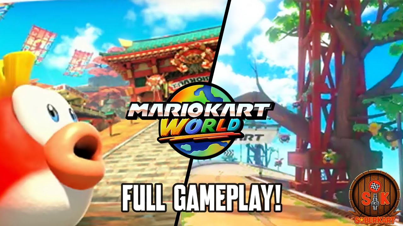 Cheep Cheep Falls to Dandelion Depths | Mario Kart World