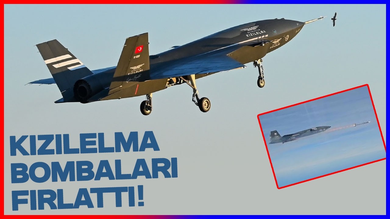 Kızılelma Bombaları Fırlattı! Hedefleri Tek Tek Yok Etti!