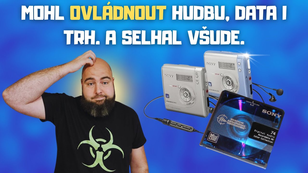 Příběh MiniDiscu - mohl ovládnout hudbu, data a i trh.