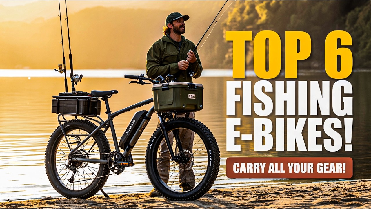 Top 6 Best E-Bikes For Fishing Gear Transport 2026!