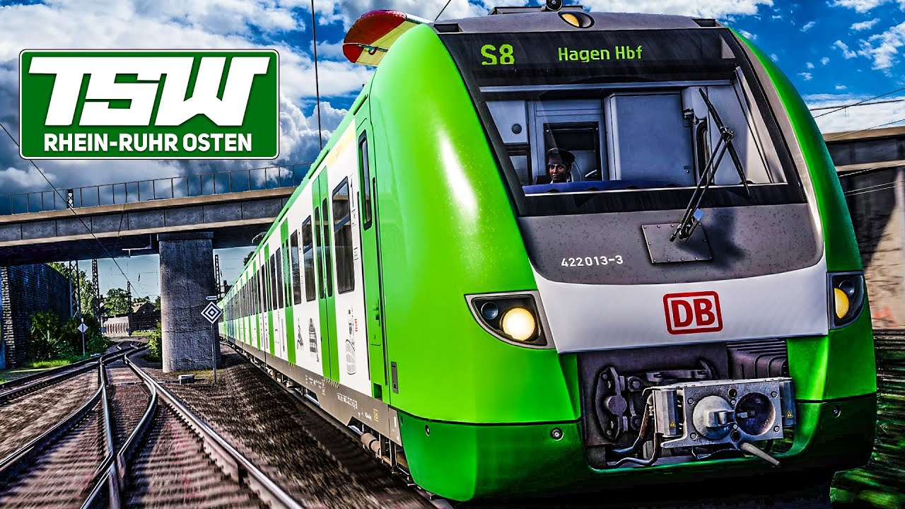 TSW 2020 Rhein-Ruhr Osten #4: S-BAHN-Fahrt in neuer Lackierung | BR 422 | TRAIN SIM WORLD 2020