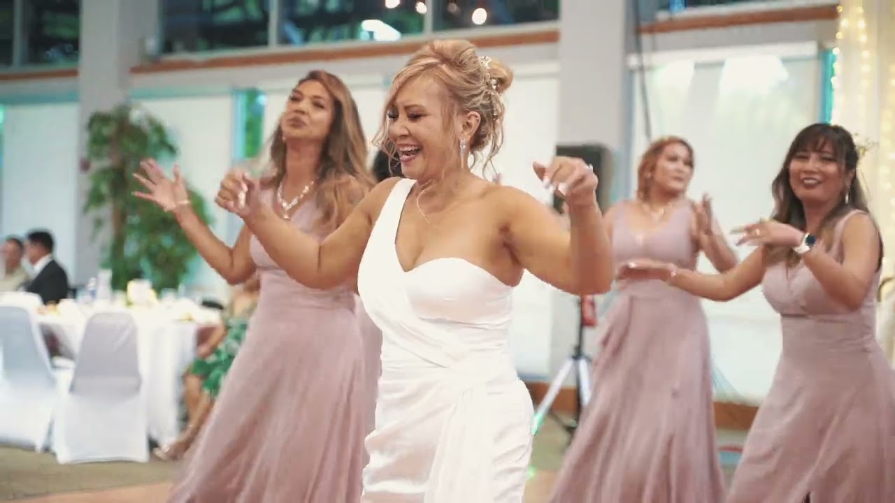 Bridesmaids Dance Performance and Electric Slide