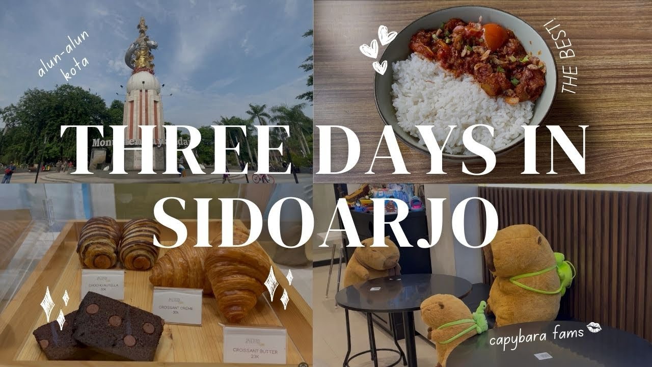 Sidoarjo Vlog | Cafe Hopping, Museum, Alun-alun Sidoarjo, Pastry & Cake