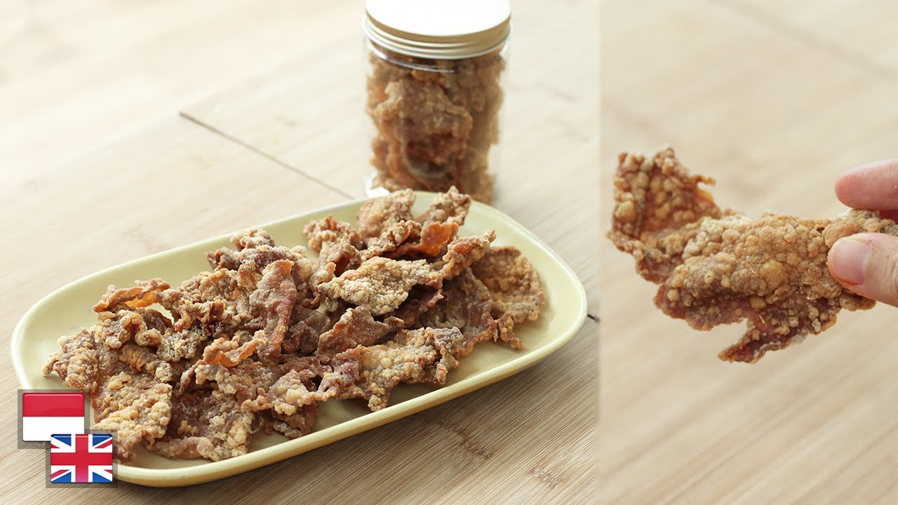 Favorit Anak! Resep KERIPIK DAGING: Gurih, Sehat, Renyah & Tahan Lama