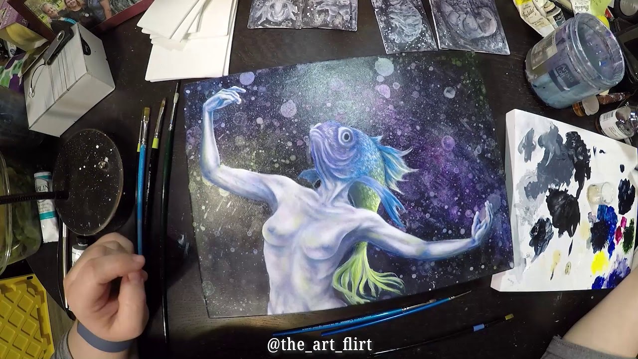 Pisces Painting Timelapse