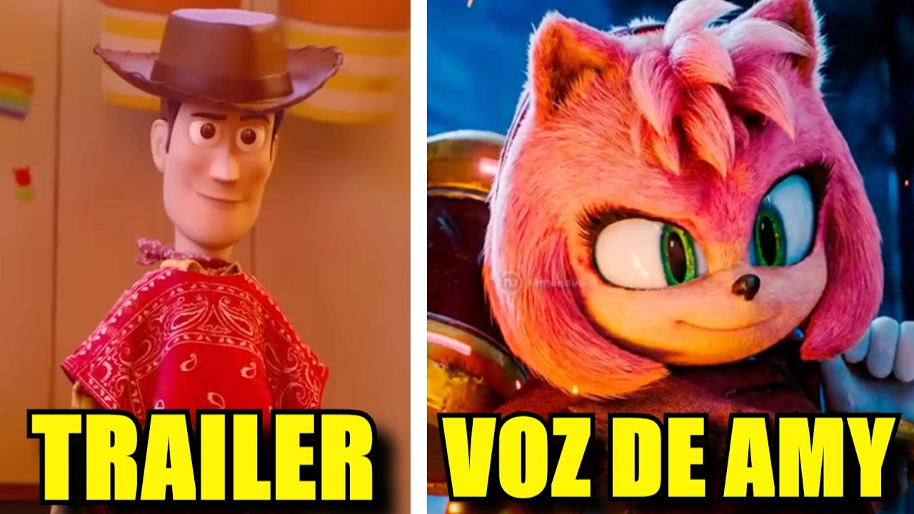 TOY STORY 5 TRAILER, VOZ DE AMY EN SONIC 4, LAS CARICATURAS MÁS VISTAS DEL 2025