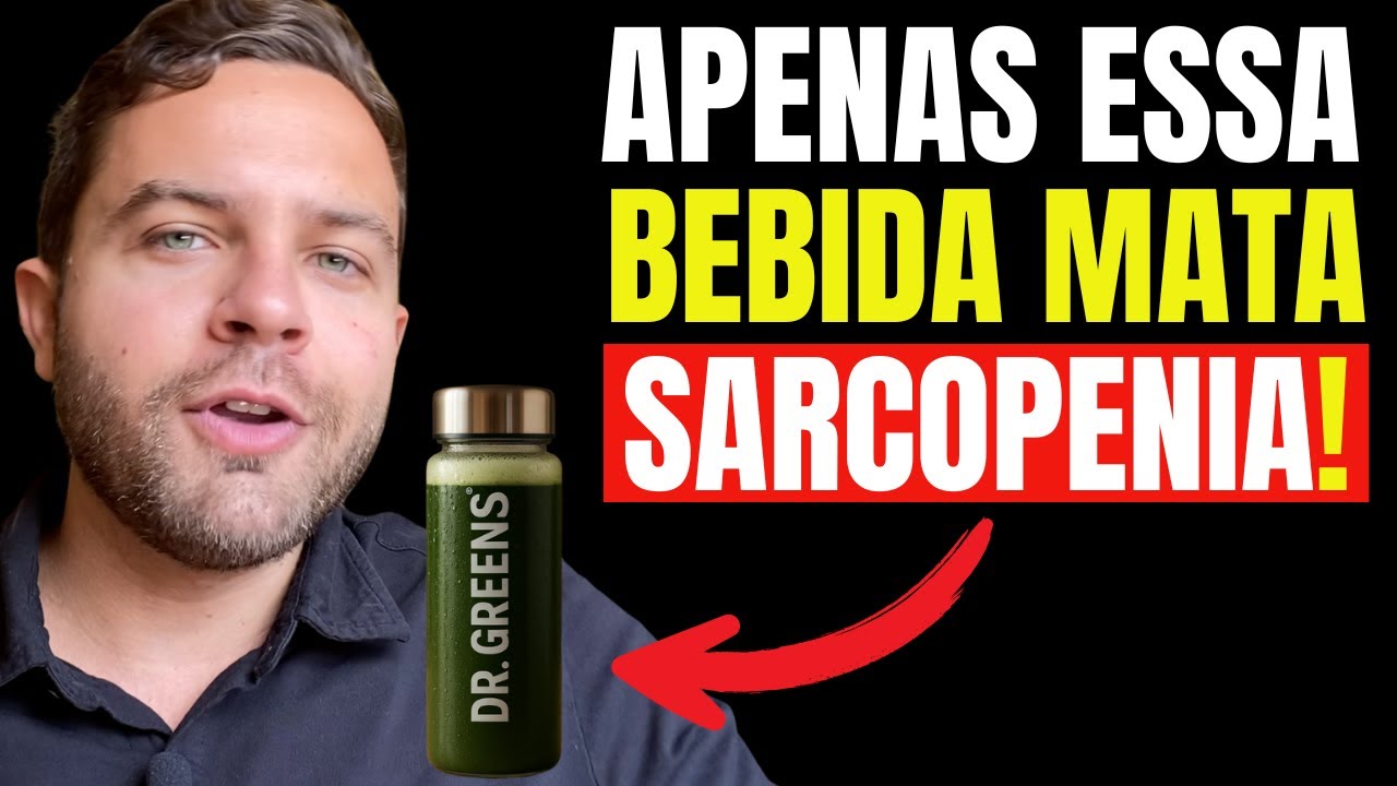 A BEBIDA OBRIGATÓRIA para IDOSOS com FRAQUEZA MUSCULAR e SARCOPENIA