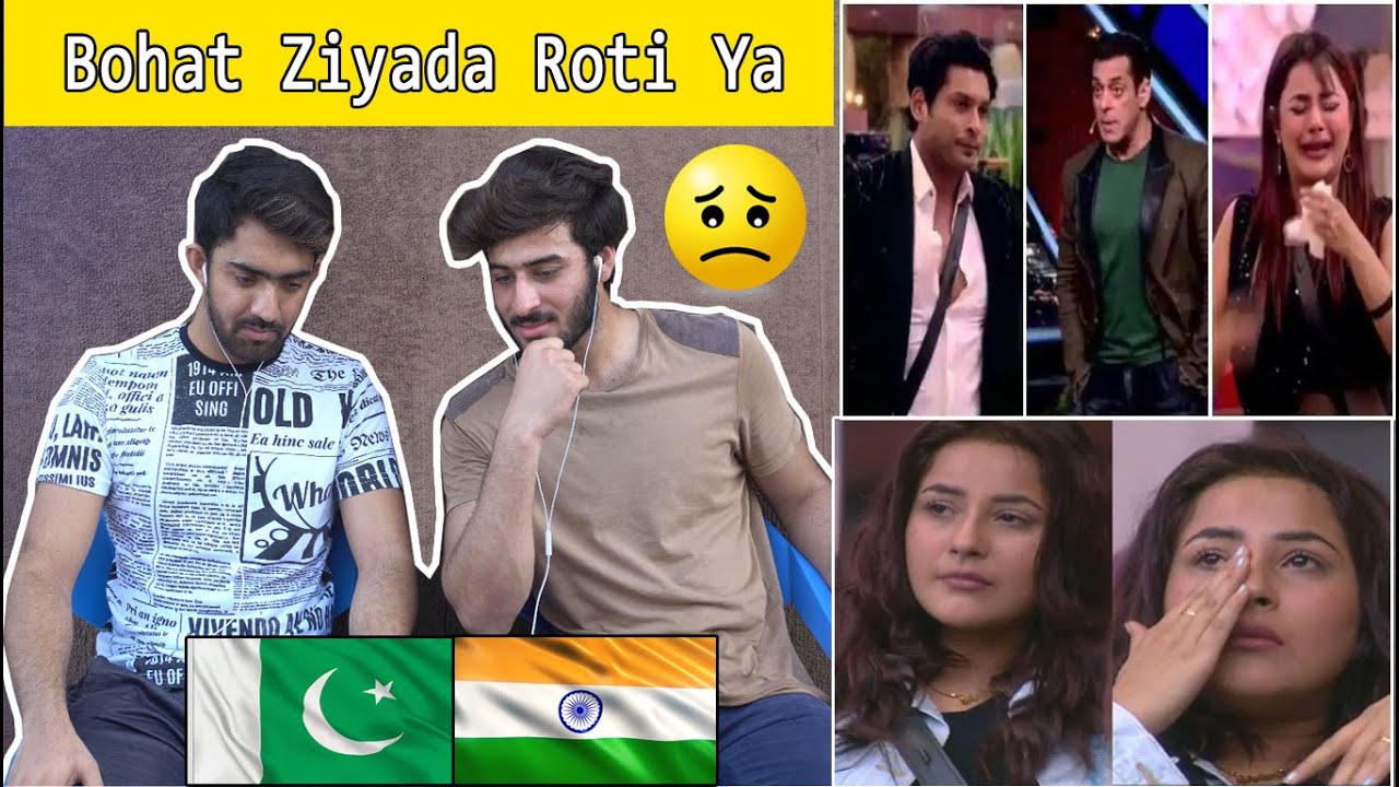 Pakistani Reaction On Shehnaaz Gill Sad Moments | Sidnaaz Very Sad Bigg Boss 13