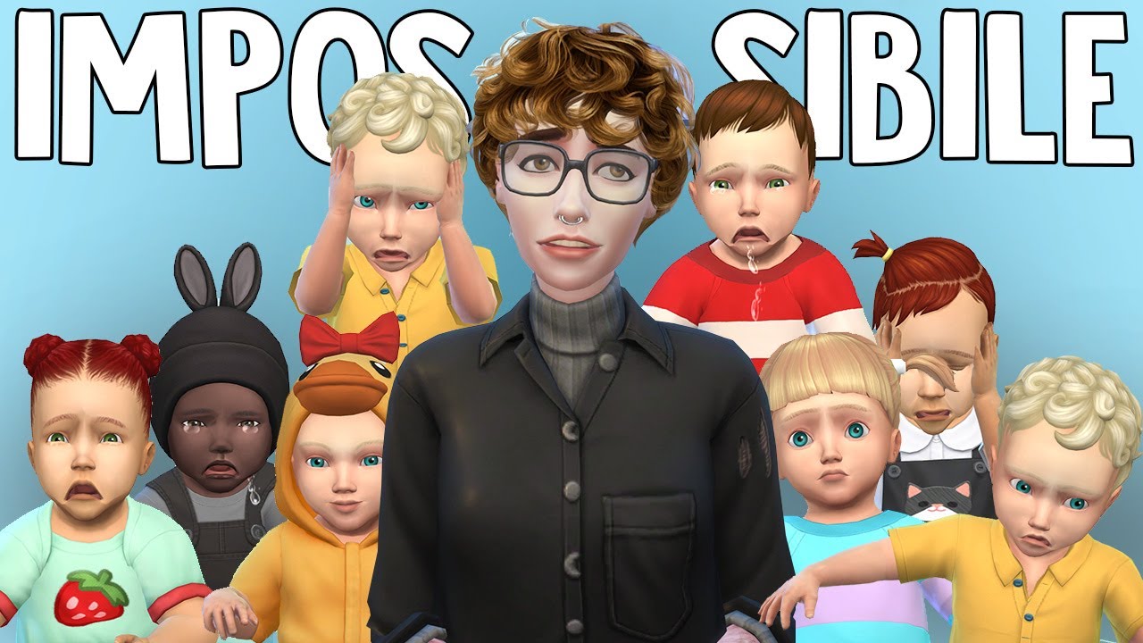 Gestire 7 LATTANTI INSIEME - The Sims 4