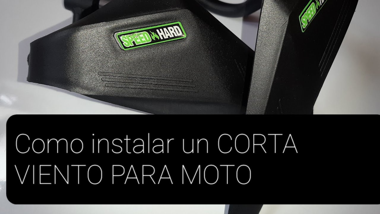 súper fácil Instalación DE CORTA VIENTOS UNIVERSALES para moto