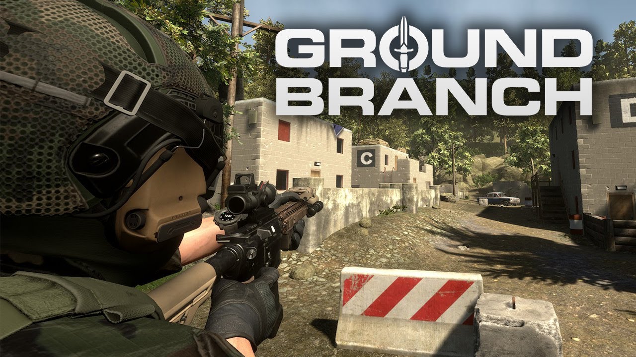 Small City [forest map]- GROUND BRANCH ⚔ Aggressive MK18 Gameplay