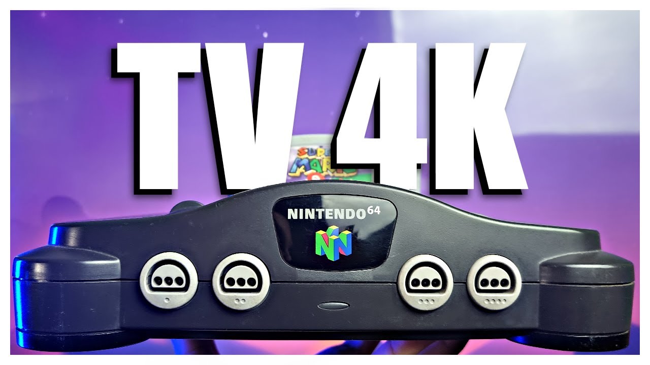 Coloquei o nintendo 64 na TV 4k! 😱