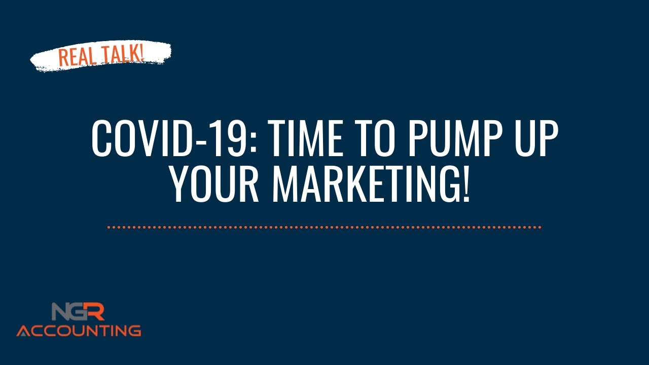 COVID-19: Time to pump up your Marketing!