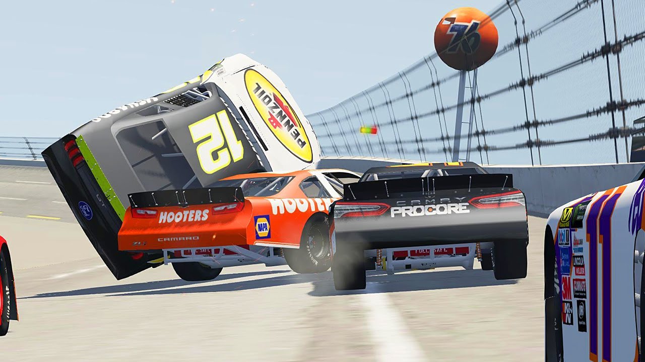 NASCAR Racing Crashes #25 | BeamNG Drive