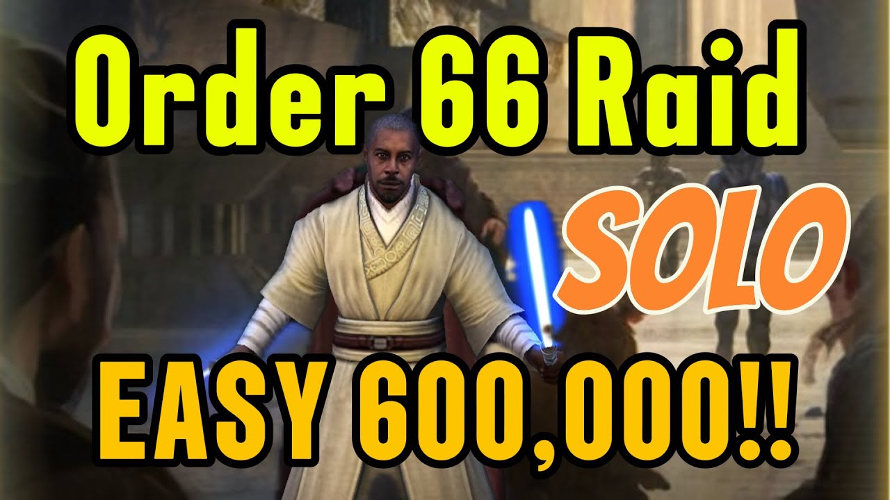 Order 66 Raid – 600,000 Points SOLO with Kelleran Beq | SWGOH