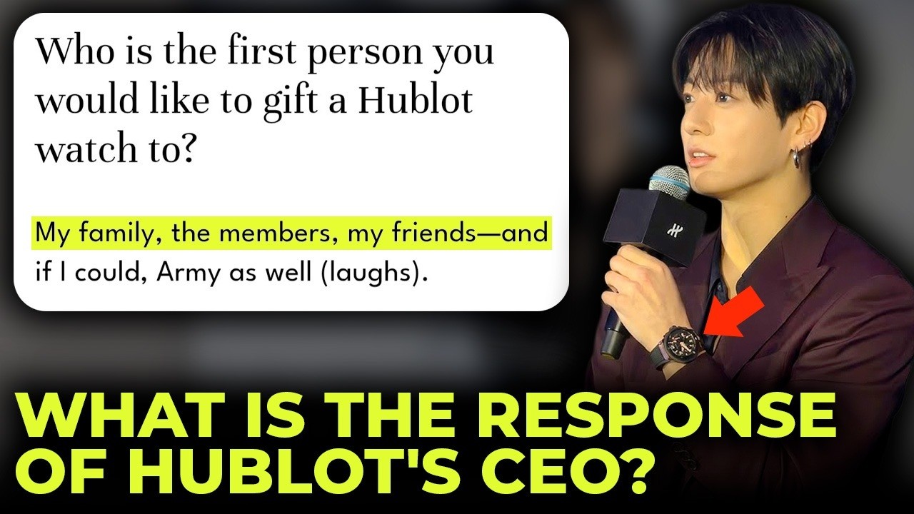 Luxury for ARMY?—Jungkook Wants to Gift Hublot to Loved Ones and ARMY