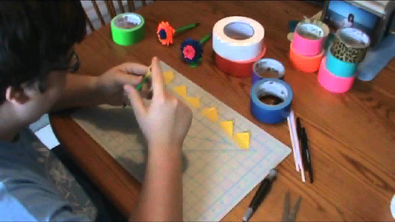 How to Make Duct Tape Flowers! EASY TO DO!