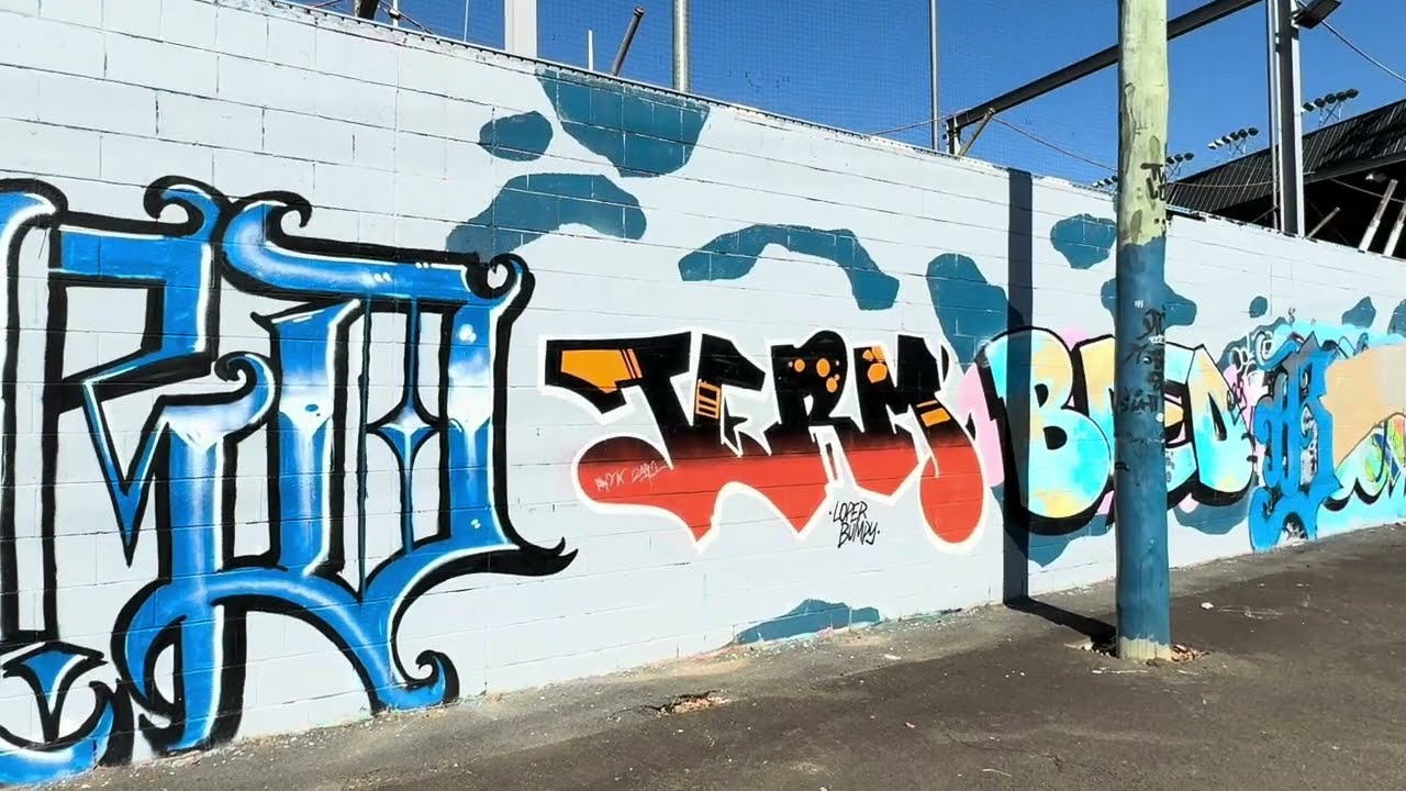 Belmore Graffiti ~ Bulldogs Stadium - Western Sydney .