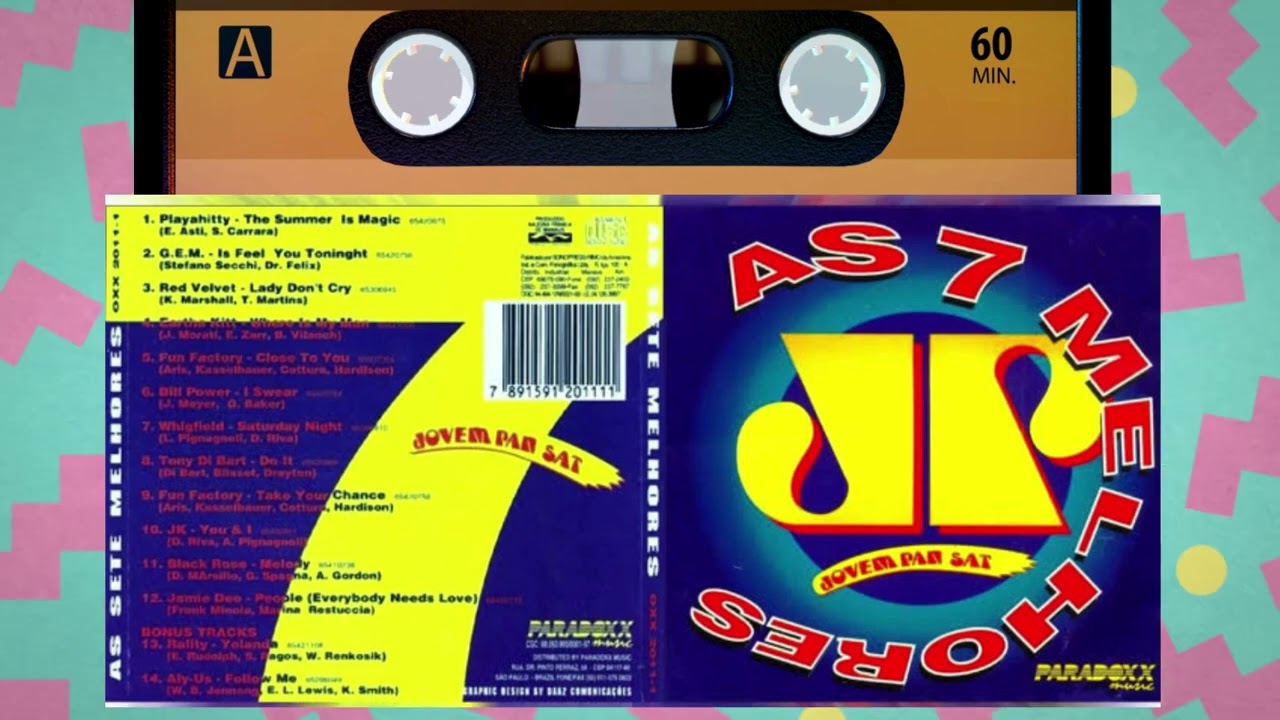 CD AS SETE MELHORES JOVEM PAN ANOS 90 E 80 #cdasstemelhoresjovempan #assetemelhores #anos90