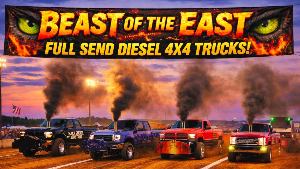 FULL SEND BEAST OF THE EAST DIESEL 4X4 TRUCKS!