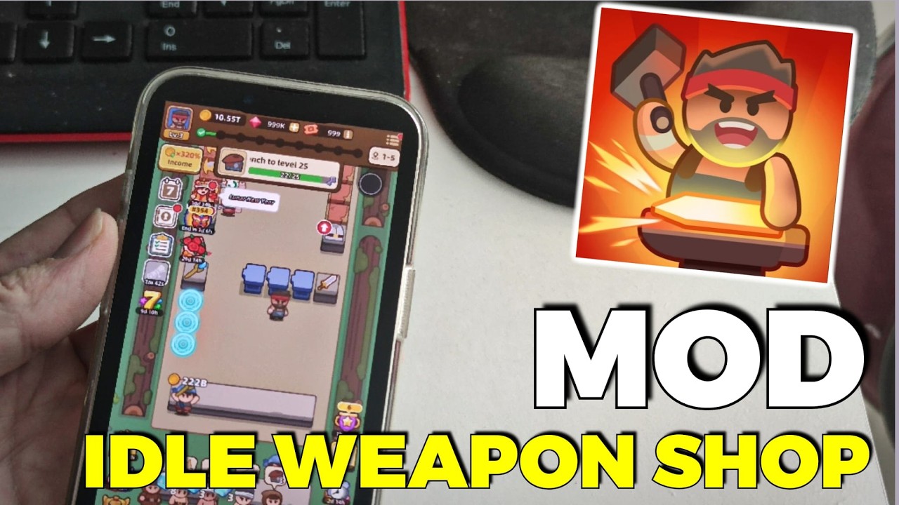 Idle Weapon Shop HACK/MOD Apk ✅ Get Unlimited Gems & Tickets in Idle Weapon Shop!! (iOS/Android)