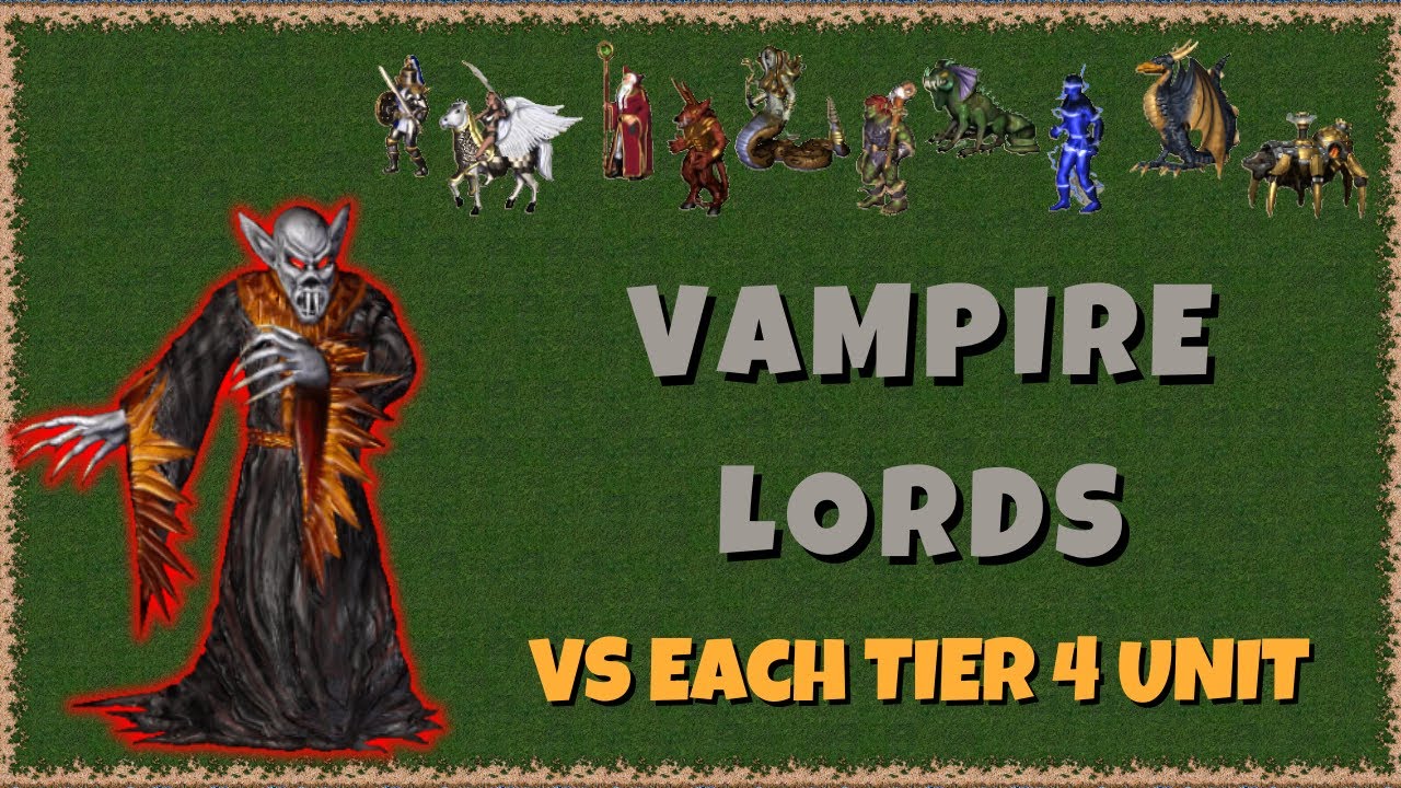 Vampire Lords - challenger for best level 4 unit in Heroes 3 ??