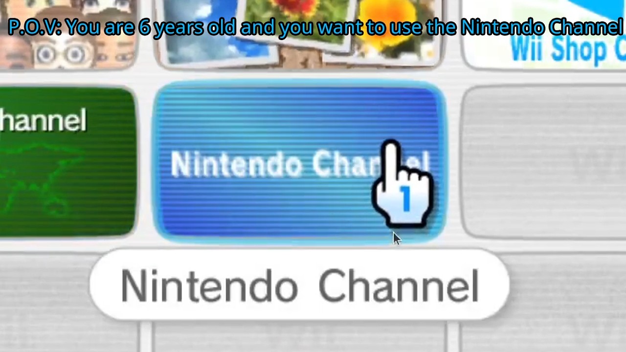 P.O.V: You are 6 years old and you discovered the Nintendo Channel in 2026.