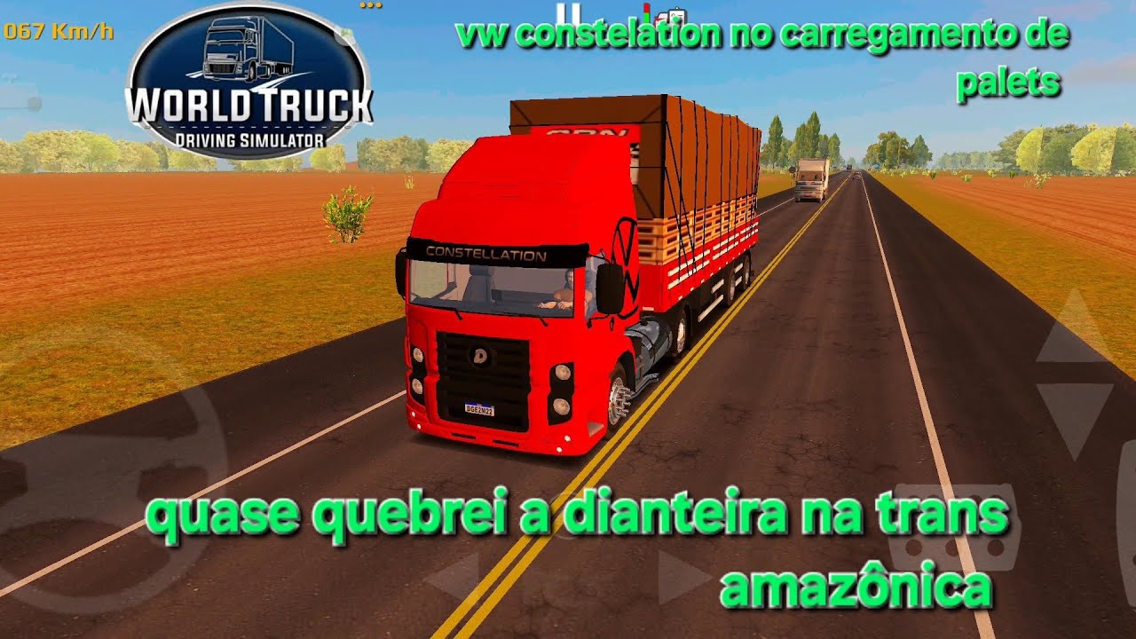 VW CONSTELATION NA CARRETINHA CARREGADO DE PALETS _ viagem até Cuiabá MT _ WTDS!!