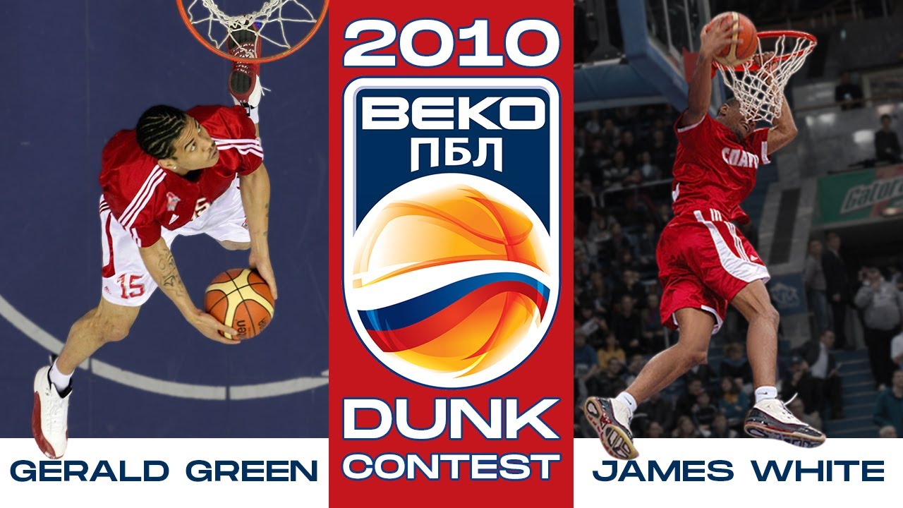 2010 Russian Cup Dunk Contest : James White vs Gerald Green !