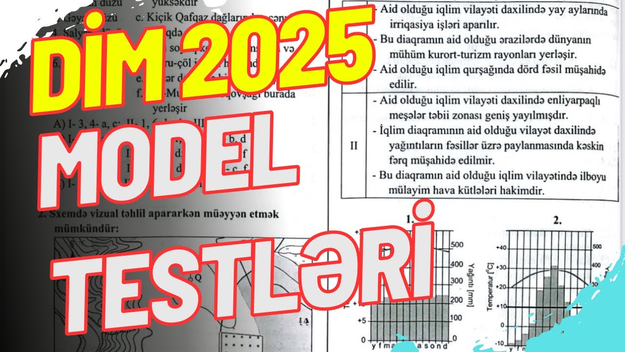 Coğrafiya | DİM 2025 MODEL testlərinin geniş izahı