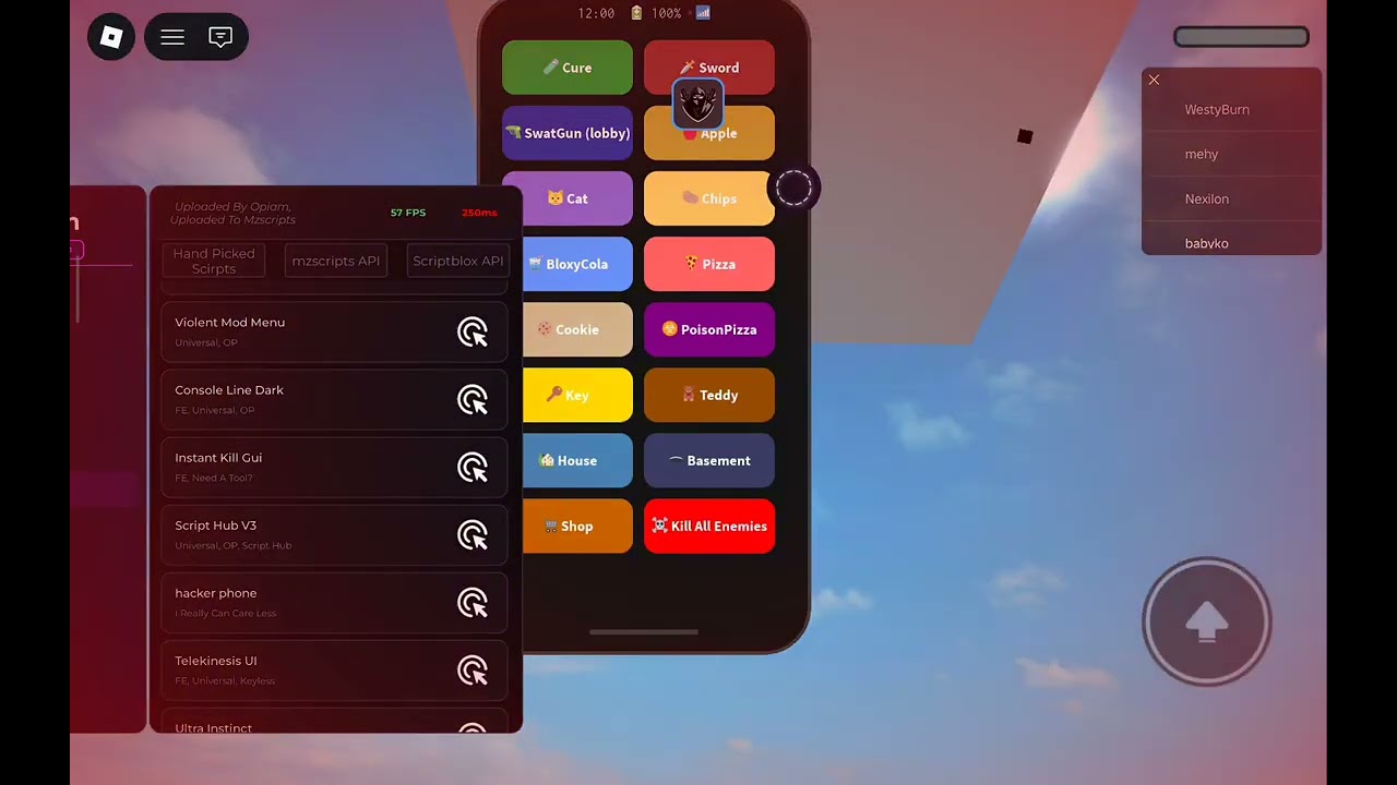 Opiam hub script