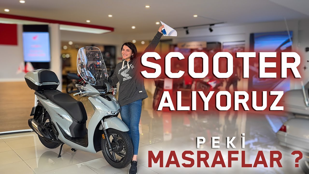 Scooter Almaya Gidiyoruz ! Sıfır Motosiklet Alma Süreci ve Masrafları ?