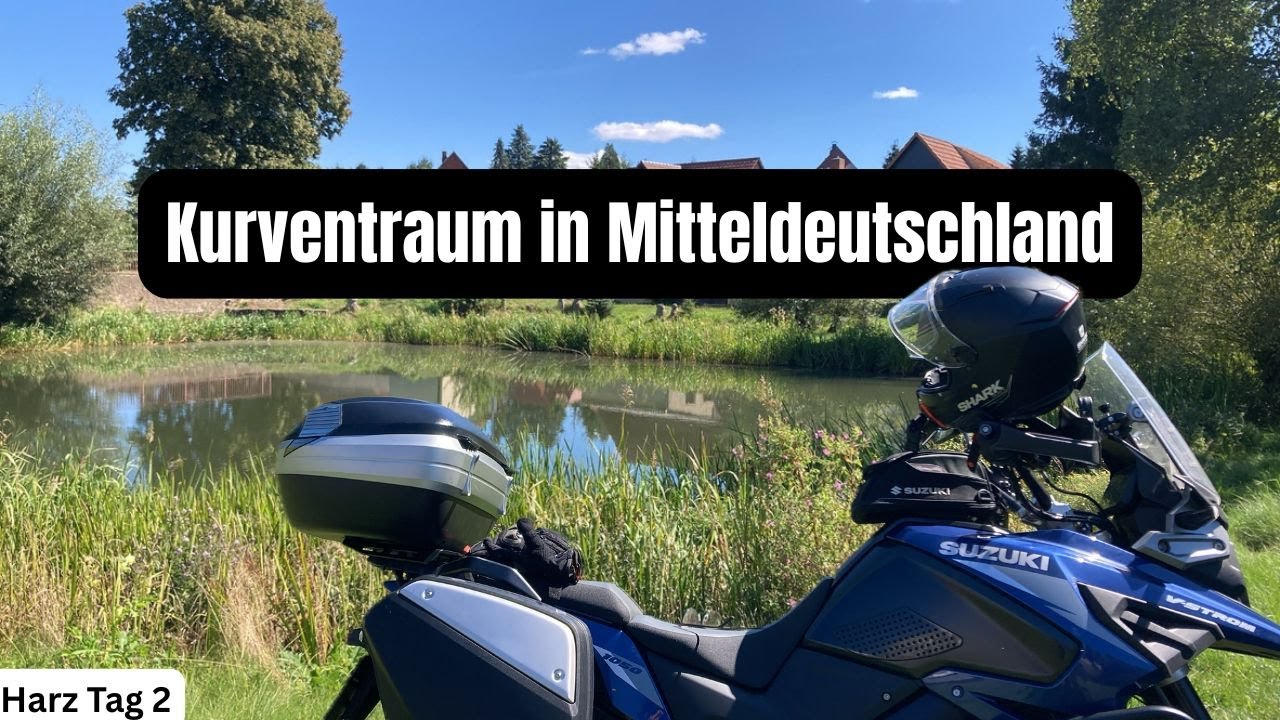 Motorradroute im Zentralharz ⛰️ Kurvenjagen und Panoramaträume 🏍️ V-Strom 1050