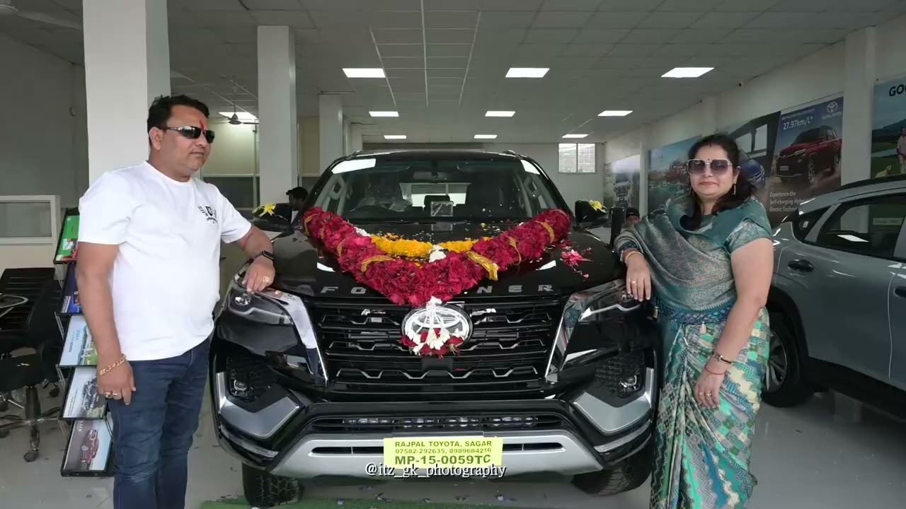Royal Black Fortuner Delivery 🔥 | Family Surprise Moment | Rajpal Toyota Bhopal