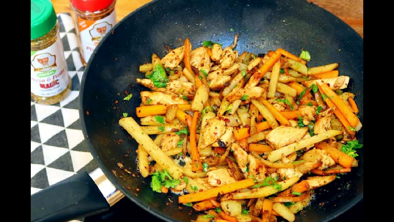 This Amazing Chicken Veggie is full of flavors & Perfect for a Healthy, tasty Dinner / Karmel&Candle