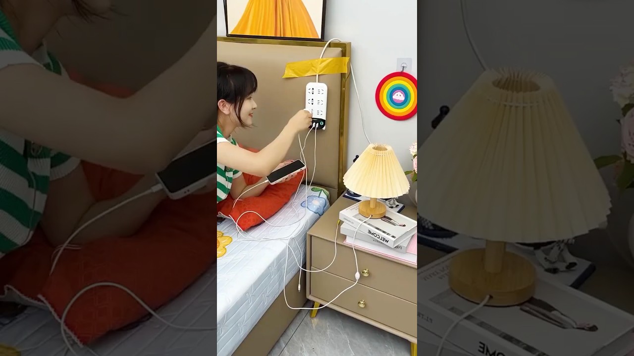 Table lamp socket LED eye protection bedroom bedside dormitory plug wire