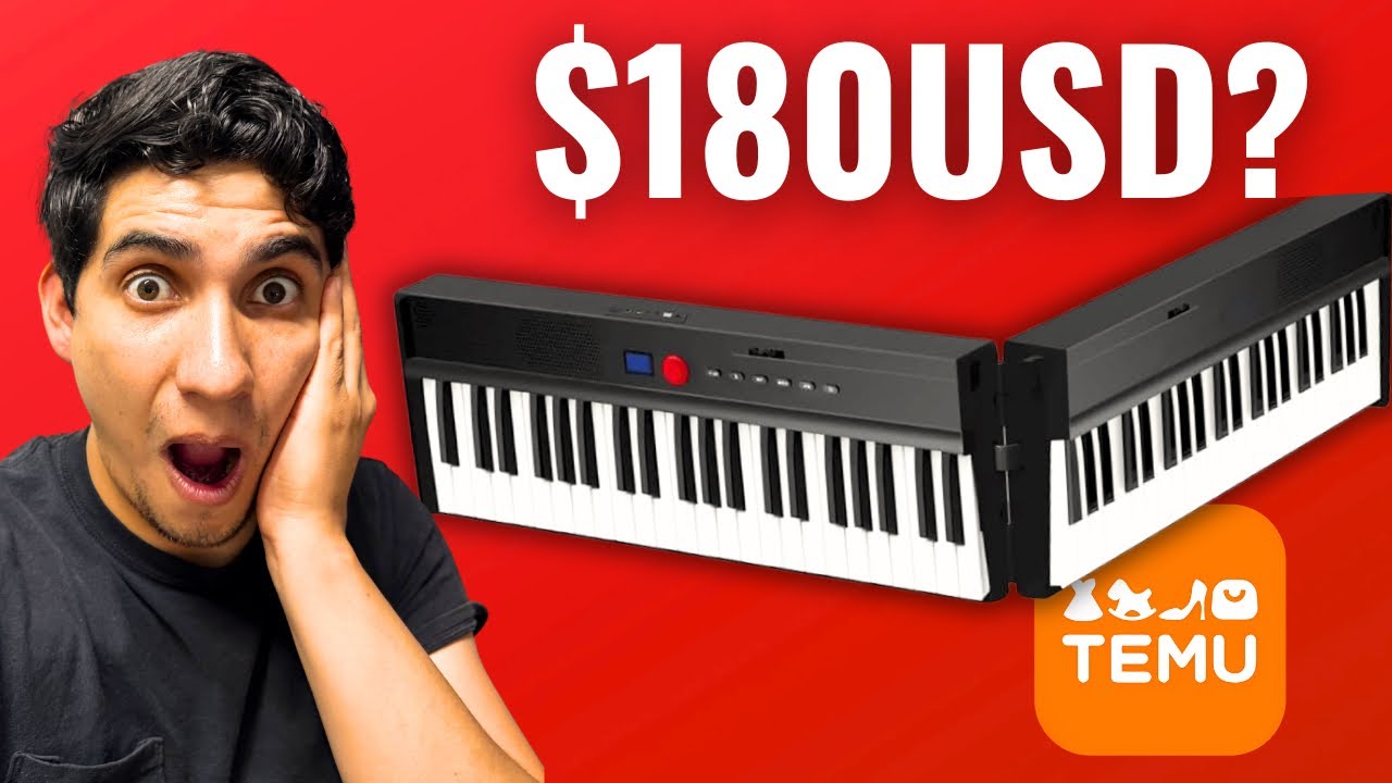 Probé un PIANO que se DOBLA por la mitad y cuesta $180”