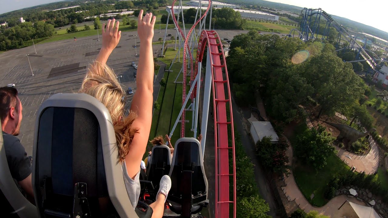 Intimidator - Backseat POV {Carowinds} 60 FPS - 4K - Stabilized