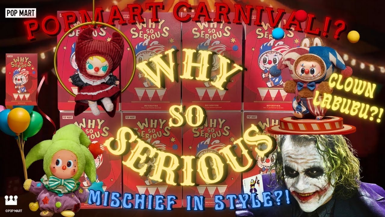 ЧТО ТАК СЕРЬЁЗНО?! Клоун ЛАБУБУ и многое другое! 🤡 - Полный набор ❤️Распаковка Pop Mart❤️ #лабубу...