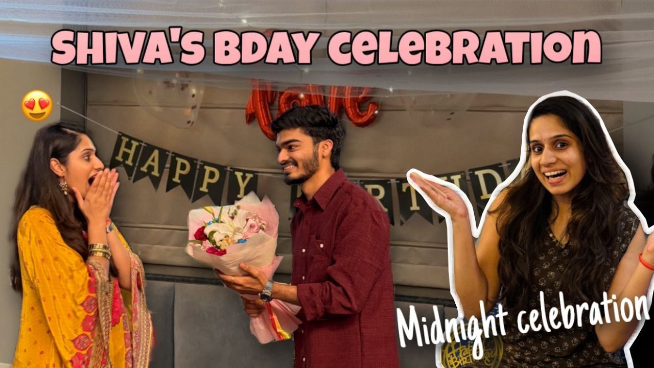 SHE DIDN'T EXPECT THIS | MIDNIGHT BIRTHDAY SURPRISE | SHIVABHI STORIES | VLOG 53