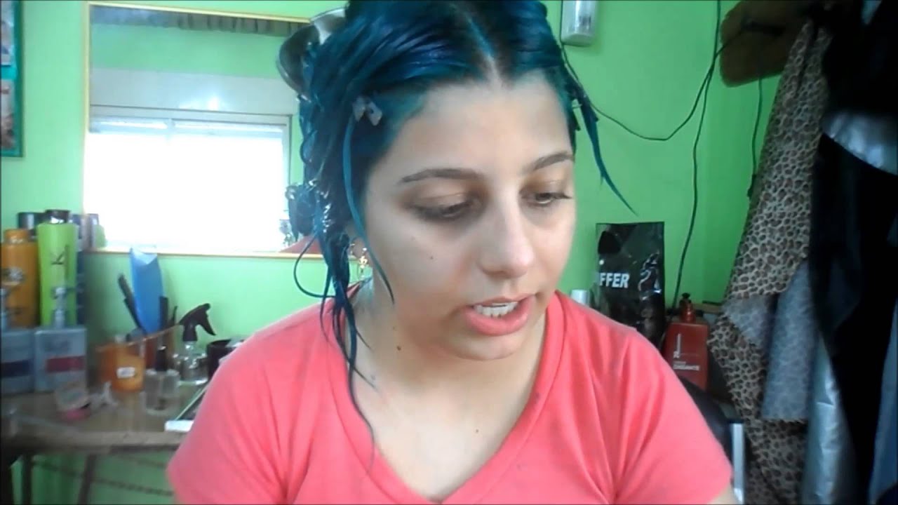 Pintando Cabelo com Candy Color - Tropical Green e Acqua